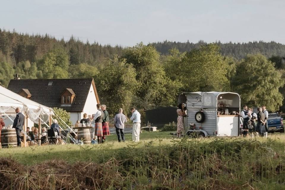 Vintage horse box