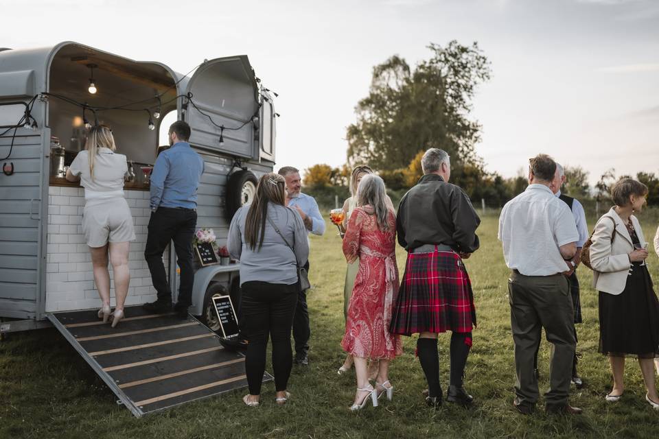 Vintage horse box