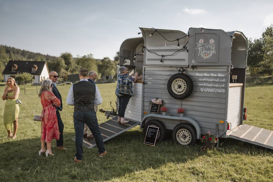 Vintage horse box