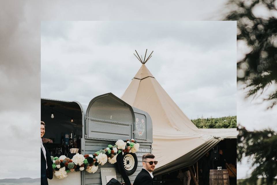 Vintage horse box