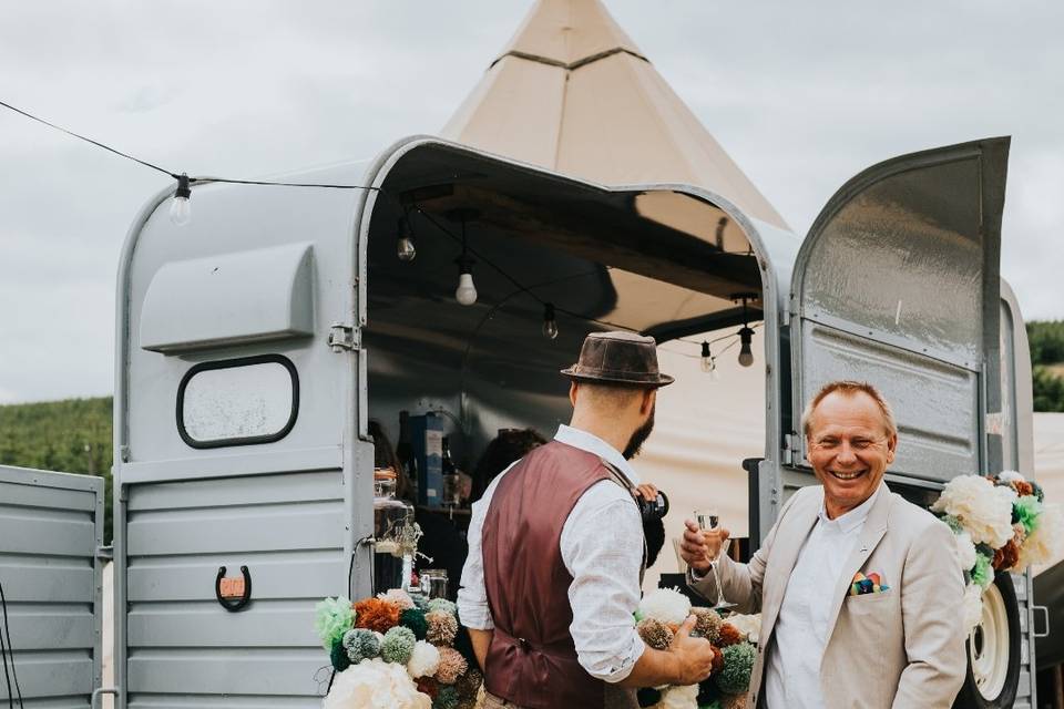 Vintage horse box