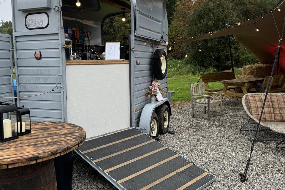 Vintage horse box