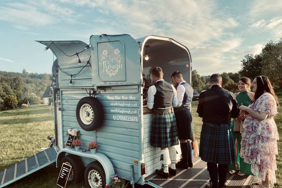 Vintage Horsebox Bar