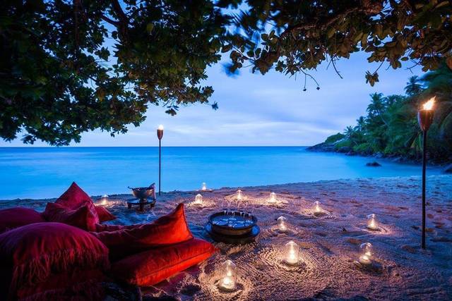 Romantic Private Island Beach