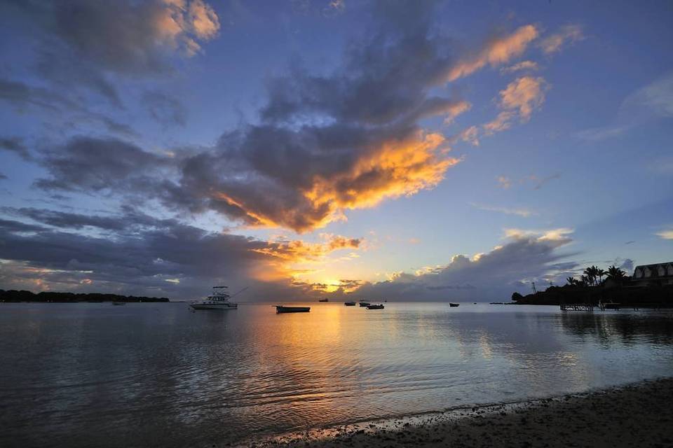 Sunset On The Lagoon