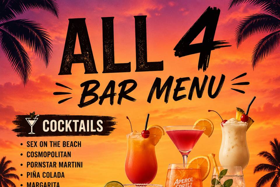Bar Menu