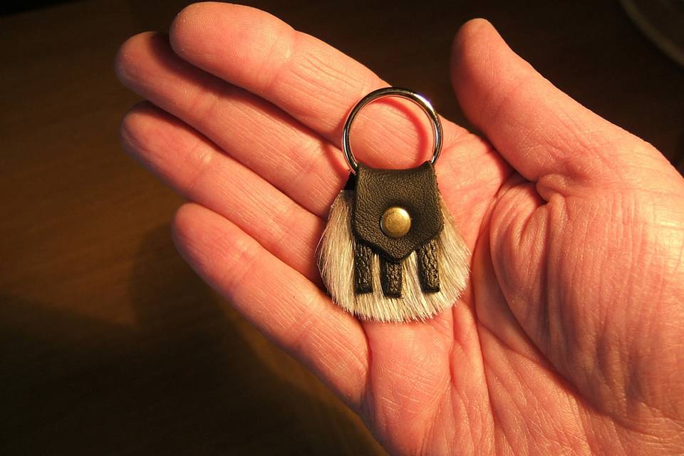 Keyring in hand