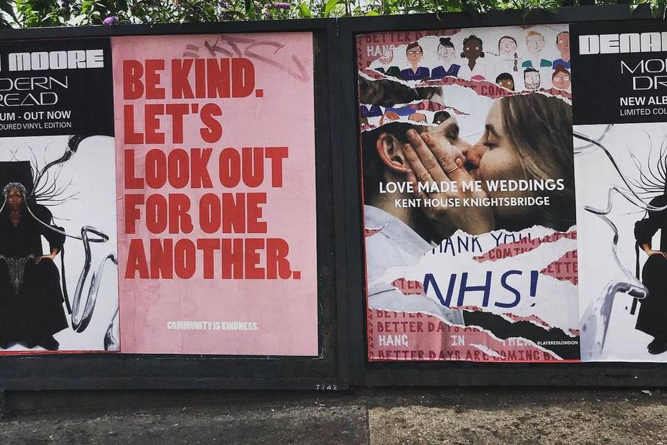 One of our NHS billboards!