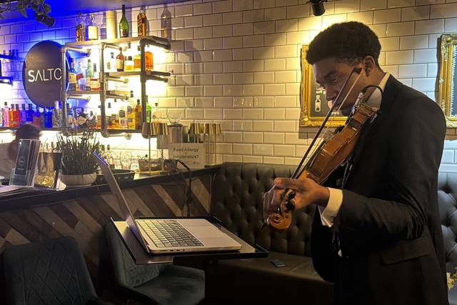 Evening violin ambience