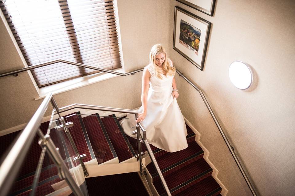 On the way to get married