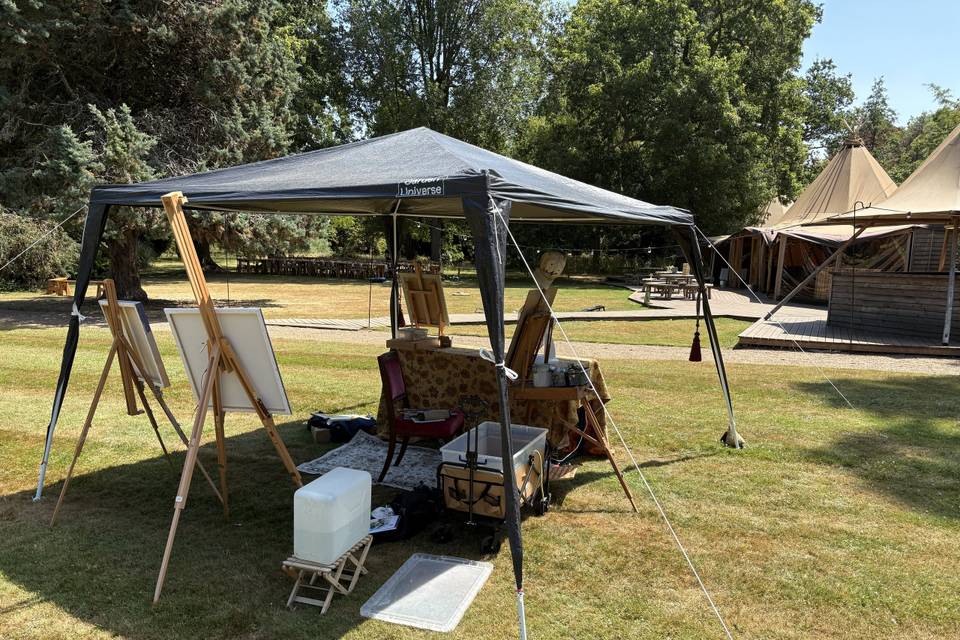 Wedding setup