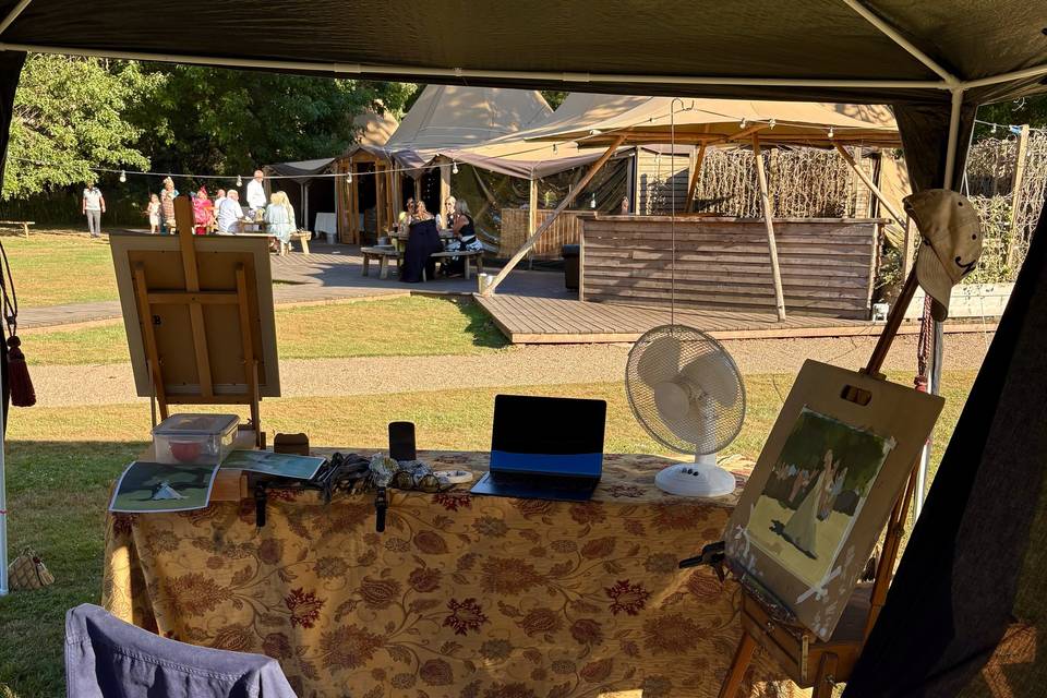 Wedding setup