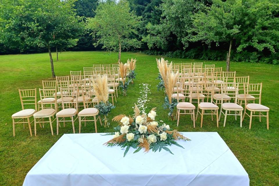 Outdoor Wedding Ceremony