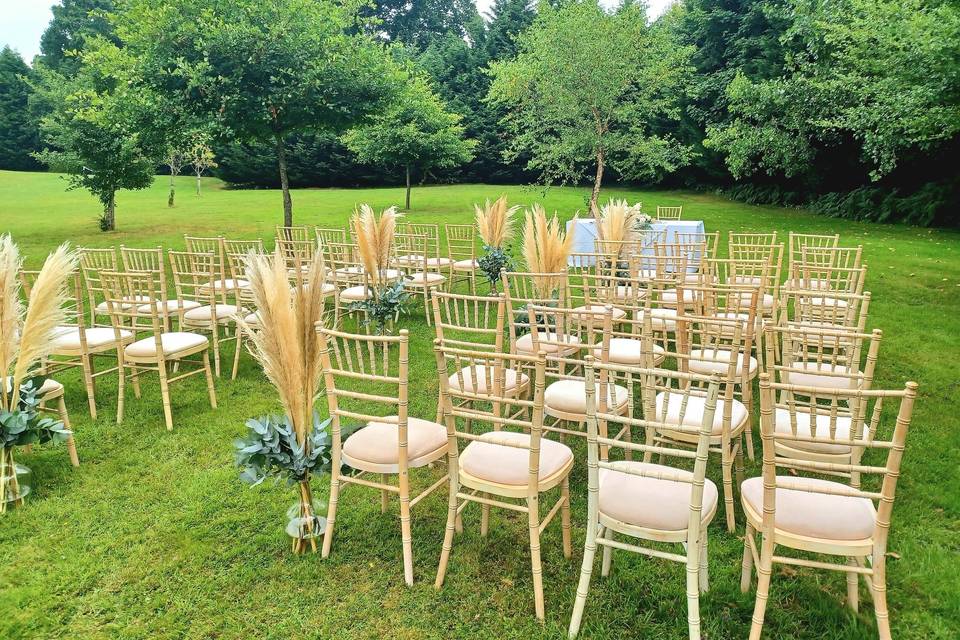 Outdoor Wedding Ceremony