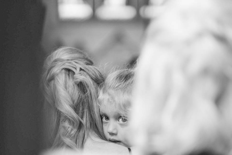 Girl in church