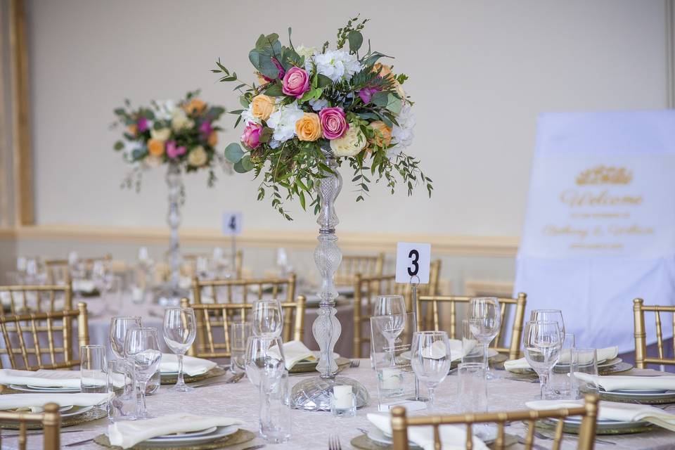 Stunning centerpieces