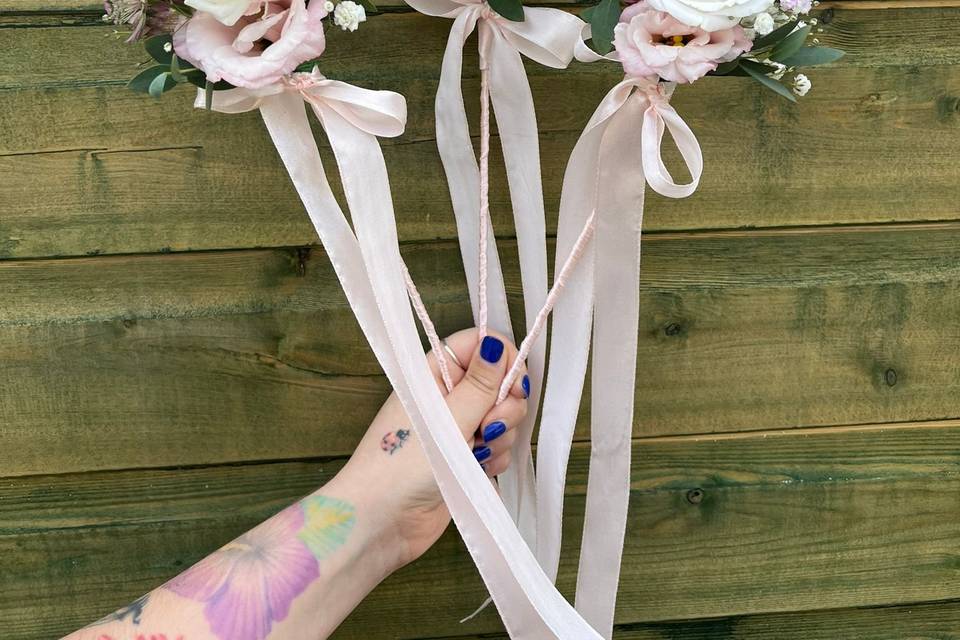 Cute flower girl wands