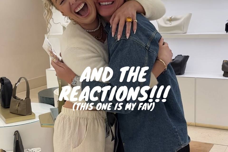 And the reactions!