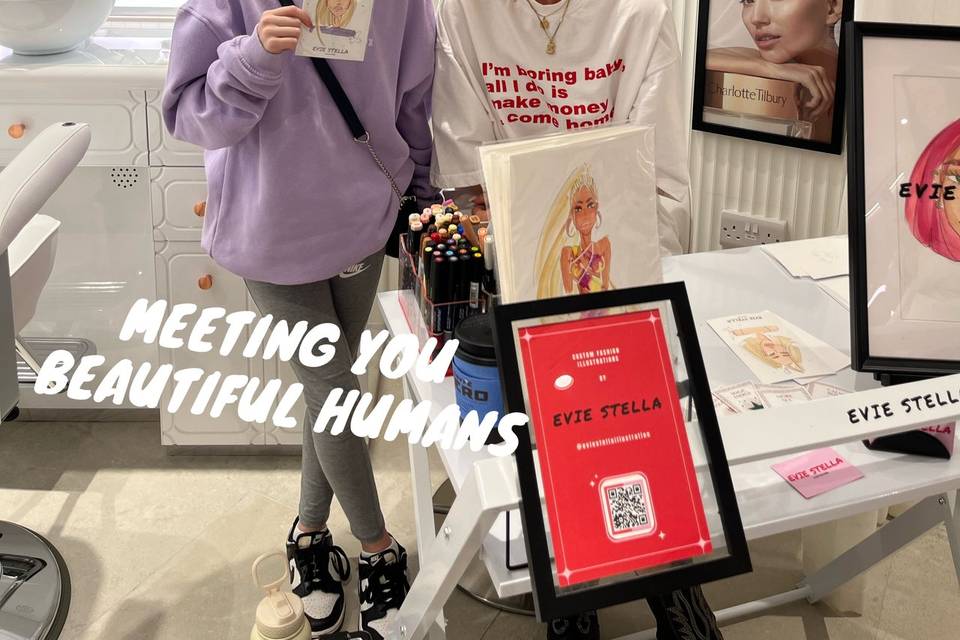 Meeting you…