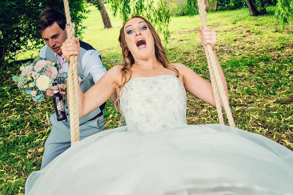 Fun and candid wedding imagery