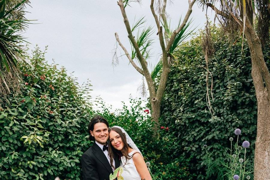 Bride & groom portrait