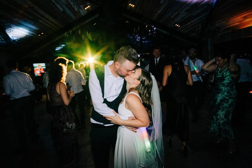 Dance Floor Kiss Moment