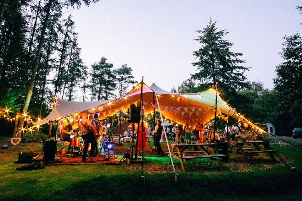 Festival Themed Wedding Party