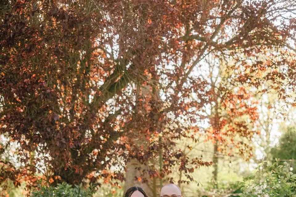 Bride & Groom & Pet Dog