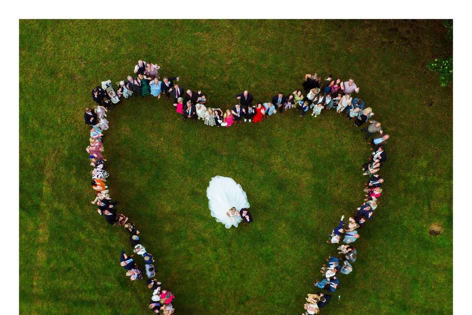 Heart shaped photography