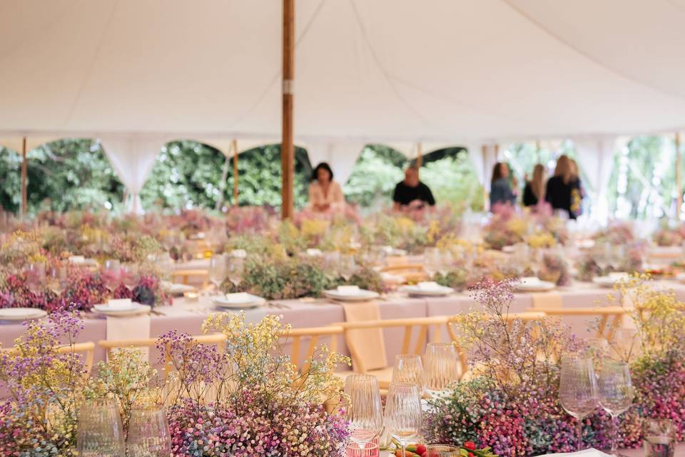 Flowers at a Party