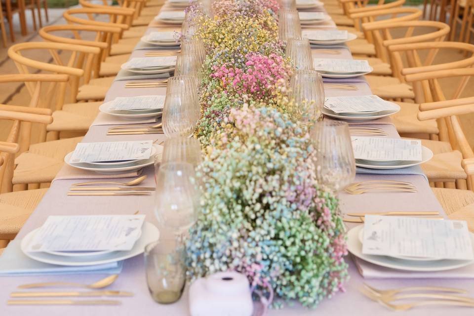 Flowers at a Party