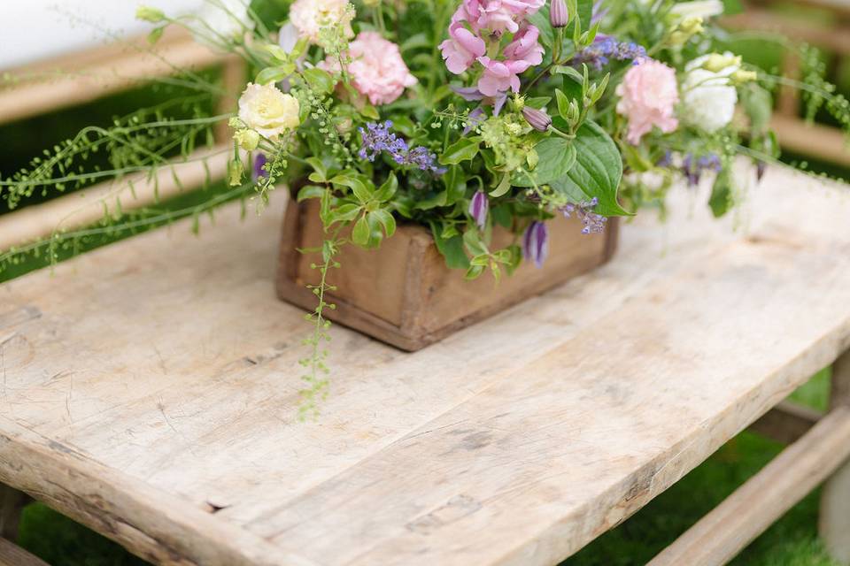 Flowers at a Wedding