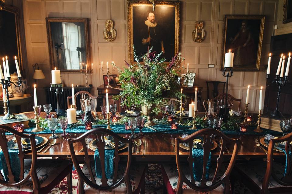 Gothic tablescape