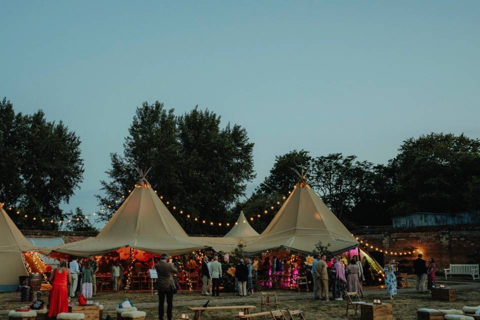 Walled Garden Reception Dusk
