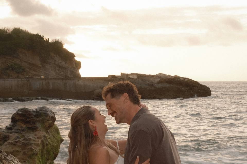 Evening before the wedding