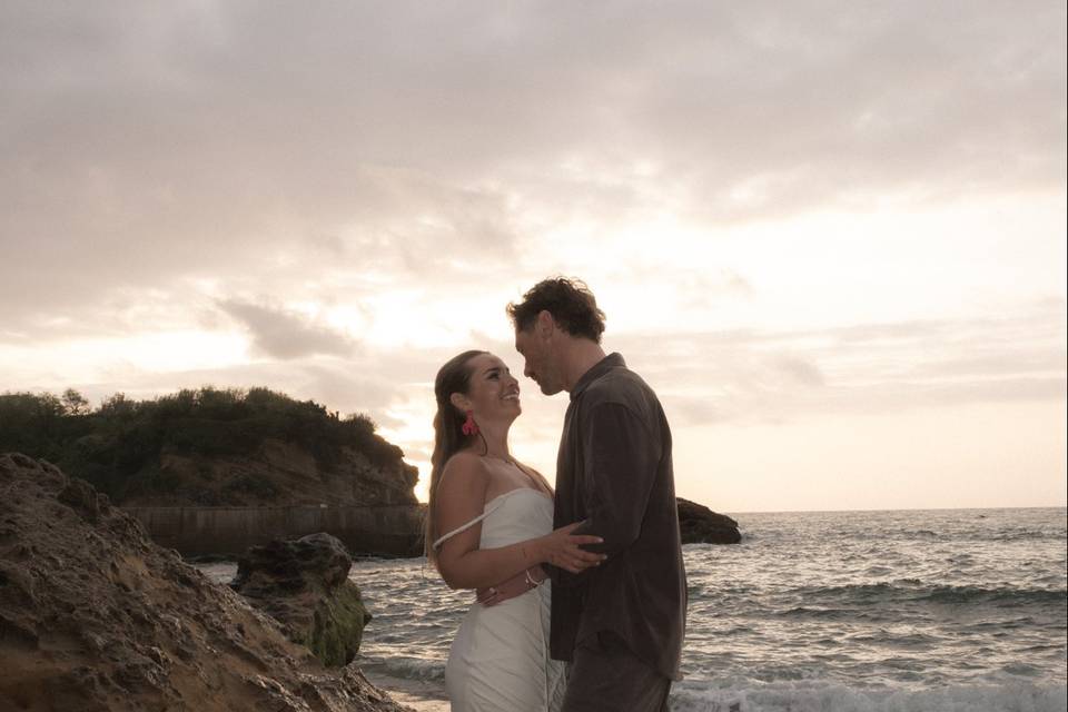 Evening before the wedding