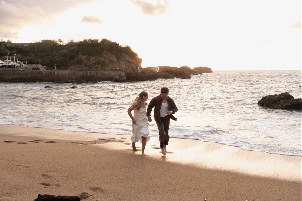 Evening before the wedding