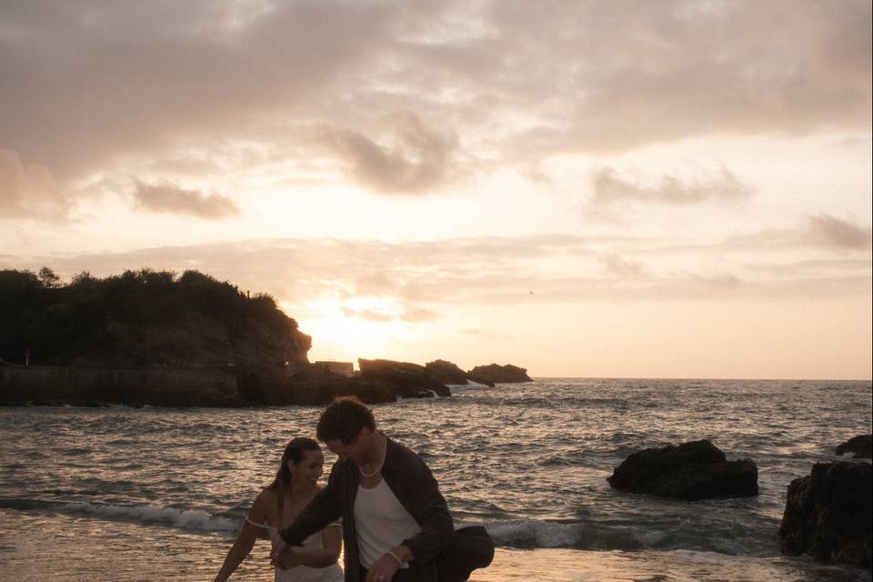 Evening before the wedding