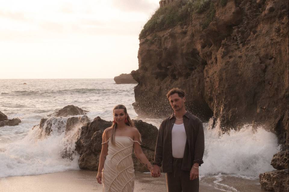 Evening before the wedding