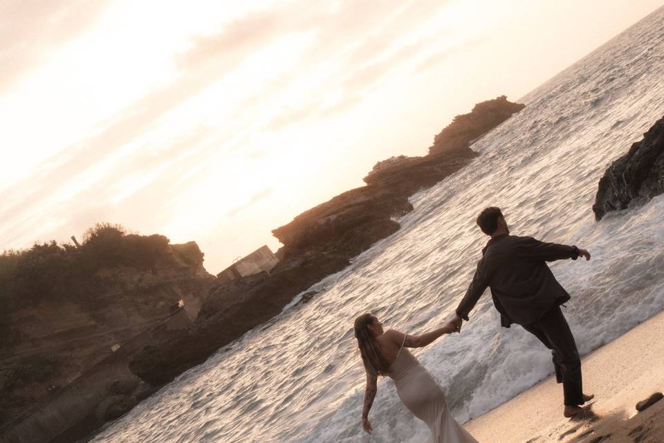 Evening before the wedding