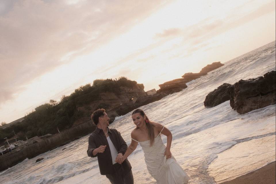 Evening before the wedding