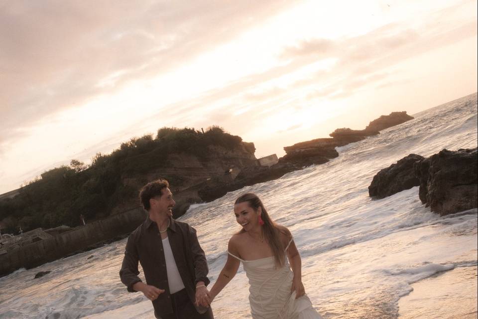 Evening before the wedding