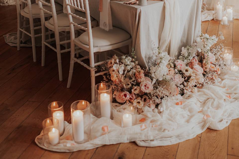 Peach & Blush Wedding Receptio