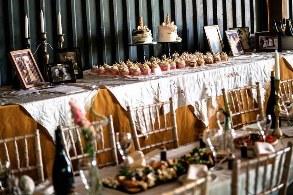 Fire Pit Camp Wedding
