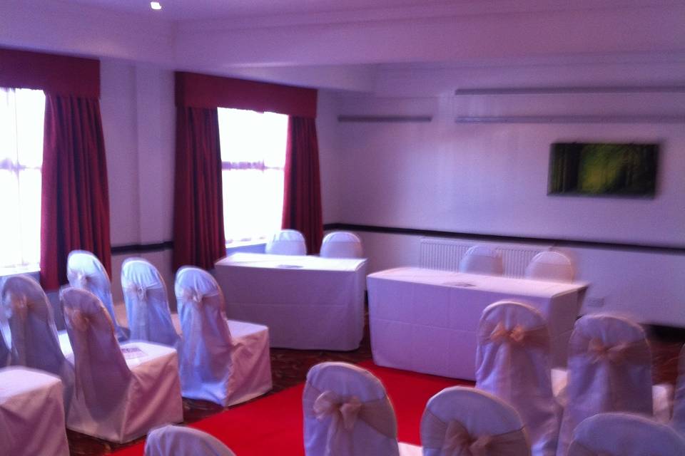 Bucklesham Room - Ceremony