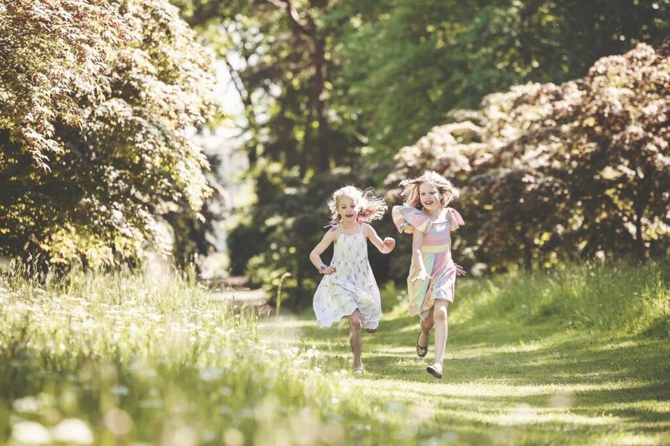 Running through the fields