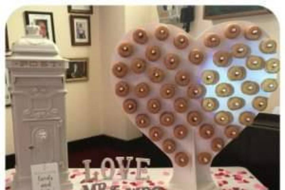 Doughnut wall & postbox