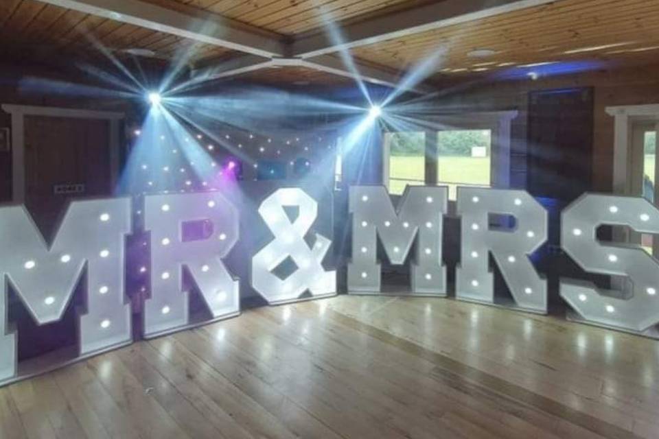 Mr and mrs letters