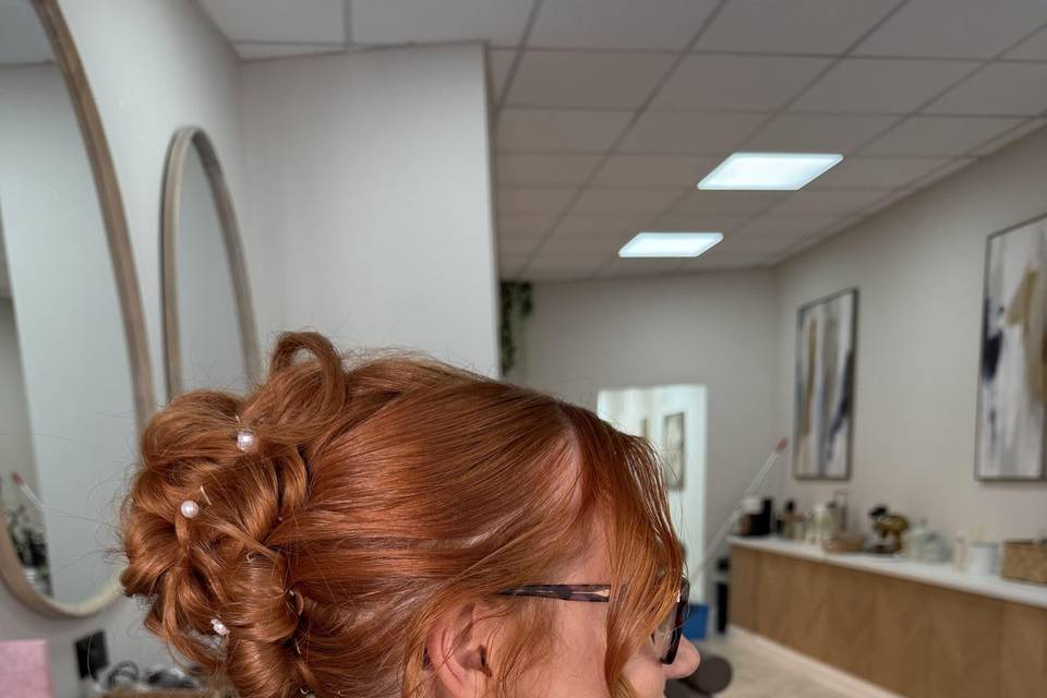 Hair for bride