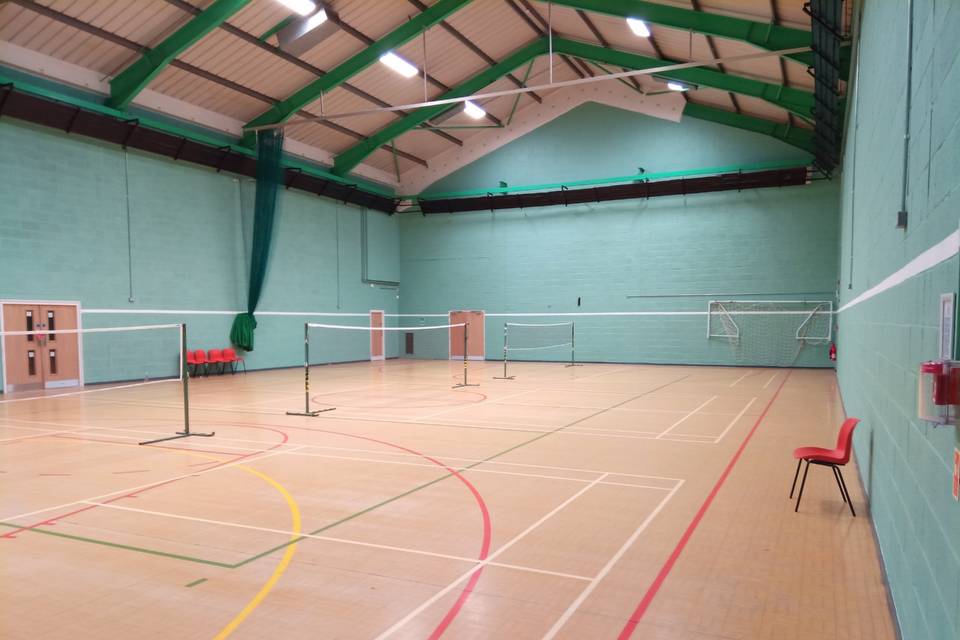 Sports hall rental